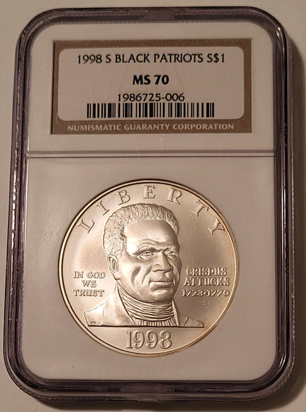 1998-s-crispus-attucks-commemorative-silver-dollar-ms70-ngc-lp-a