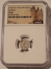 Hungary-Ludwig-1-silver-denar-vf20-ngc-a