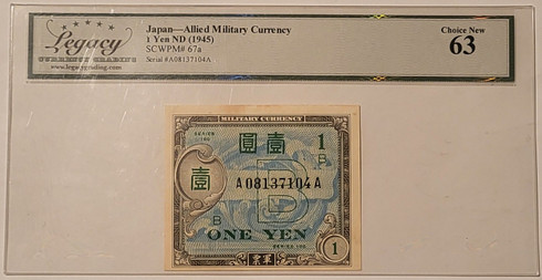 Japan-allied-military-currency-1945-yen-63-ppq-legacy-a