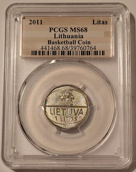 Lithuania-2011-litas-basketball-ms68-pcgs-a