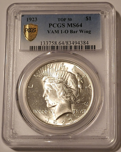 1923-peace-silver-dollar-vam-1-o-bar-wing-ms64-pcgs-gsh-a