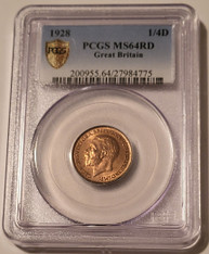 britain-1928-farthing-ms64-red-pcgs-gsh-a