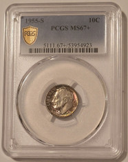 1955-s-roosevelt-dime-ms67plus-pcgs-toning-a