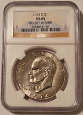 1974-d-eisenhower-dollar-ms65-ngc-big-sky-hoard-a