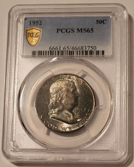 1952-franklin-half-dollar-ms65-pcgs-gsh-toned-a