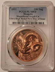 mongolia-2022-copper-argali-250-togrog-pl70-red-pcgs-fdi-a