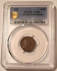 strait-settlements-1908-quarter-cent-au55-pcgs-gsh-a