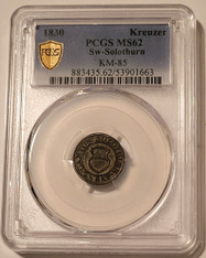 switzerland-solothurn-1830-kreuzer-ms62-pcgs-gsh-a