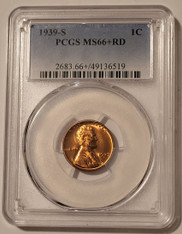 1939-s-lincoln-wheat-cent-ms66plus-red-pcgs-aa