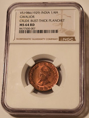 indian-gwalior-1929-quarter-anna-crude-bust-ms64-red-ngc-a
