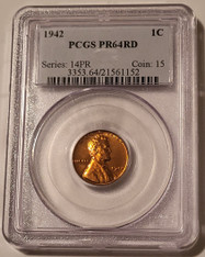 1942-lincoln-wheat-cent-pr64-red-pcgs-a
