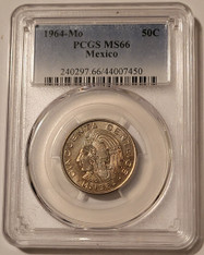 Mexico-1964-50-centavos-ms66-pcgs-a