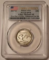 2017-s-effigy-mounds-np-quarter-enhanced-sp70-pcgs-denver-ana-fs-fdi-a