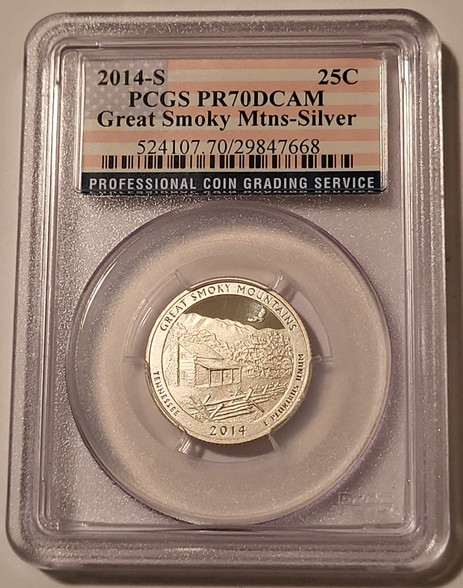 2014-s-silver-great-smoky-mountains-np-quarter-pf70-dcam-pcgs-flag-a