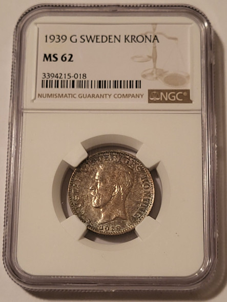 Sweden-1939-silver-krona-ms62-ngc-toned-a