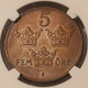 Sweden-1909-5-ore-small-cross-ms64-bn-ngc-d