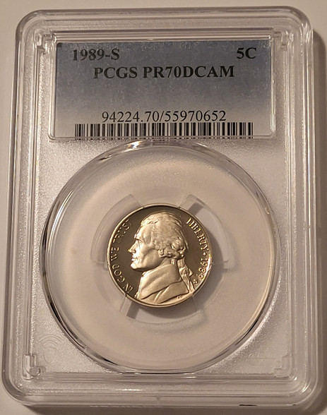 1989-s-jefferson-nickel-pr70-dcam-pcgs-a