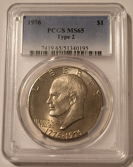 1976-eisenhower-dollar-t2-ms65-pcgs-toned-a