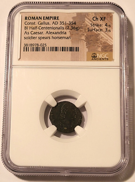 Roman-empire-Constantius-Gallus-bi-half-centenionalis-ch-xf-ngc-a