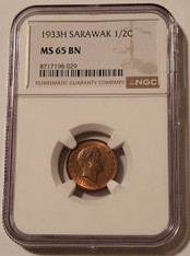 sarawak-1933-h-half-cent-ms65-bn-ngc-a