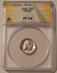 1952-roosevelt-dime-pf64-anacs-a