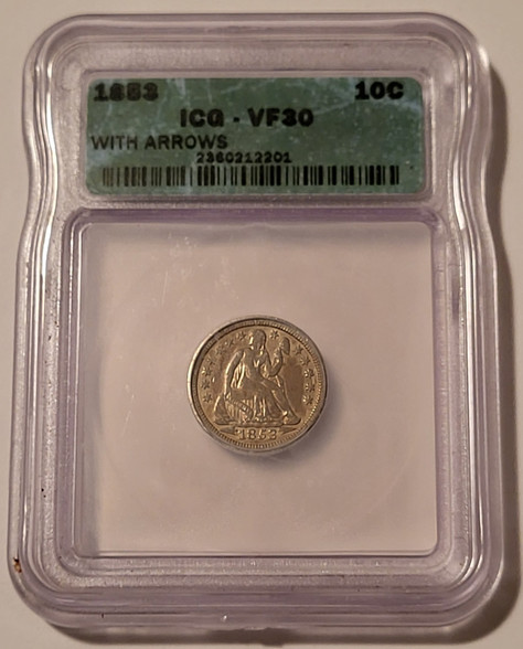 1853-seated-liberty-dime-vf30-icg-a