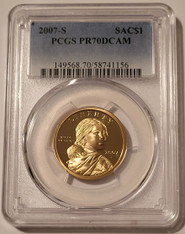 2007-s-native-dollar-sacagawea-pr70-dcam-pcgs-a