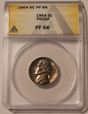 1964-Jefferson-nickel-pf66-anacs-nice-toning-nt-a
