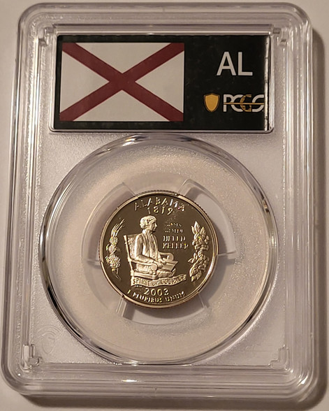 2003-s-clad-alabama-state-quarter-pr70-dcam-pcgs-flag-a