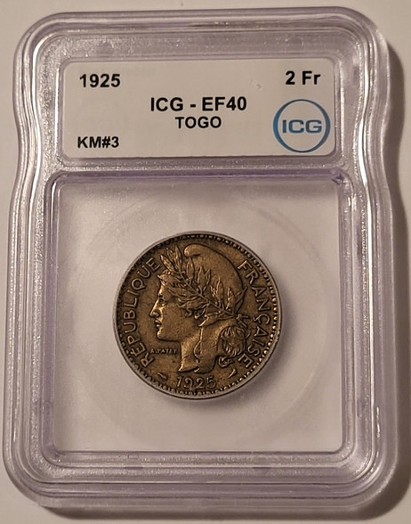 Togo-1925-2-francs-xf40-icg-a