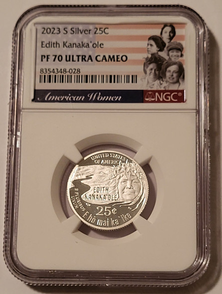 2023-s-silver-edith-kanakole-quarter-pf70-uc-ngc-flag-a