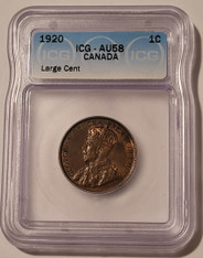 Canada-1920-large-cent-au58-icg-a