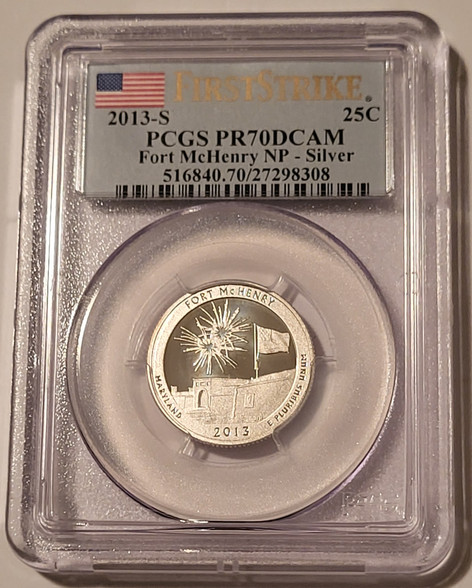 2013-s-silver-ft-mchenry-np-quarter-pr70-dcam-pcgs-fs-a