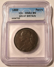 Britain-1888-penny-ms62-bn-icg-a