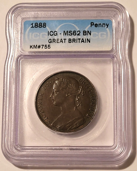 Britain-1888-penny-ms62-bn-icg-a