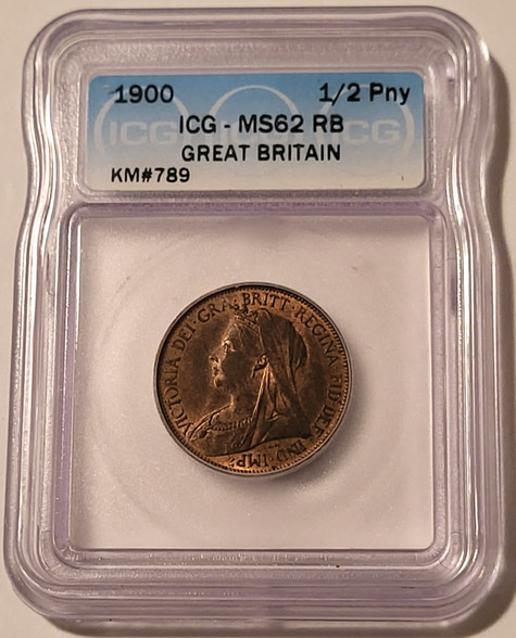 Great Britain-1900-half-penny-ms62-rb-icg-a