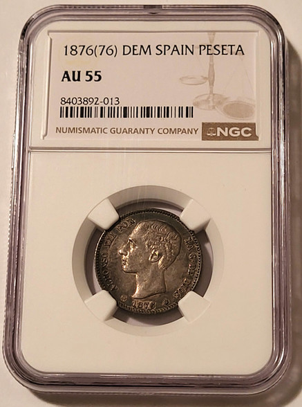 Spain-1876-silver-peseta-au55-ngc-toned-a