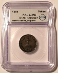Britain-token-chas-haddock-au58-icg-a