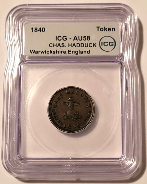 Britain-token-chas-haddock-au58-icg-a