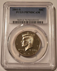2001-s-clad-kennedy-half-dollar-pr70-dcam-pcgs-a