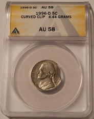 1996-d-jefferson-nickel-curved-clip-au58-anacs-a