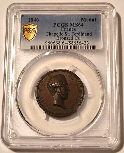 france-1846-medal-chapelle-ferdinand-ms64-pcgs-gsh-a