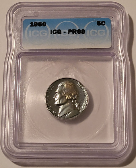 1960-jefferson-nickel-pr68-icg-nice-toning-a
