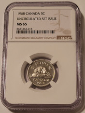 Canada-1968-5-cents-ms65-ngc-a