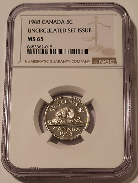 Canada-1968-5-cents-ms65-ngc-a