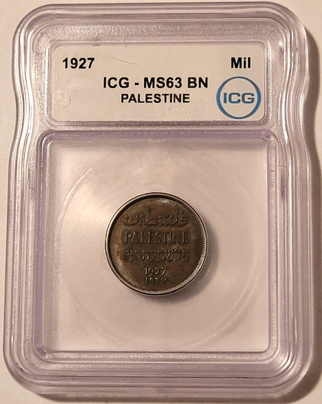british-palestine-1927-mil-ms63-bn-icg-a