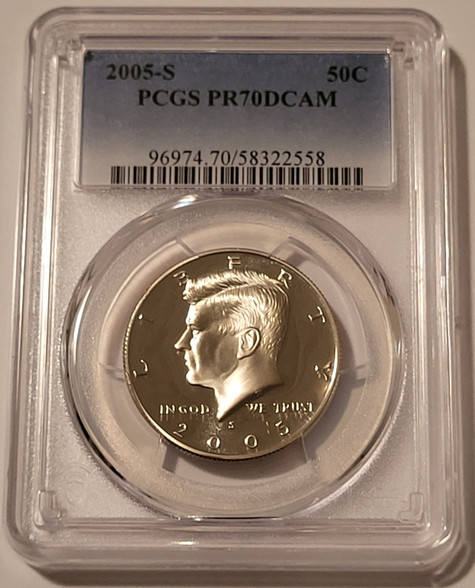 2005-s-clad-kennedy-half-dollar-pr70-dcam-pcgs-a