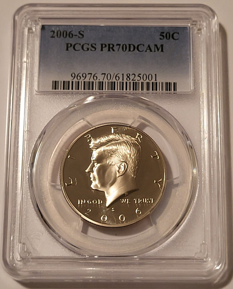 2006-s-clad-kennedy-half-dollar-pr70-dcam-pcgs-a