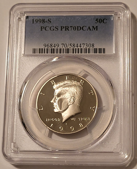 1998-s-clad-kennedy-half-dollar-pr70-dcam-pcgs-a