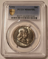 1956-franklin-half-dollar-ms66-fbl-pcgs-gsh-a